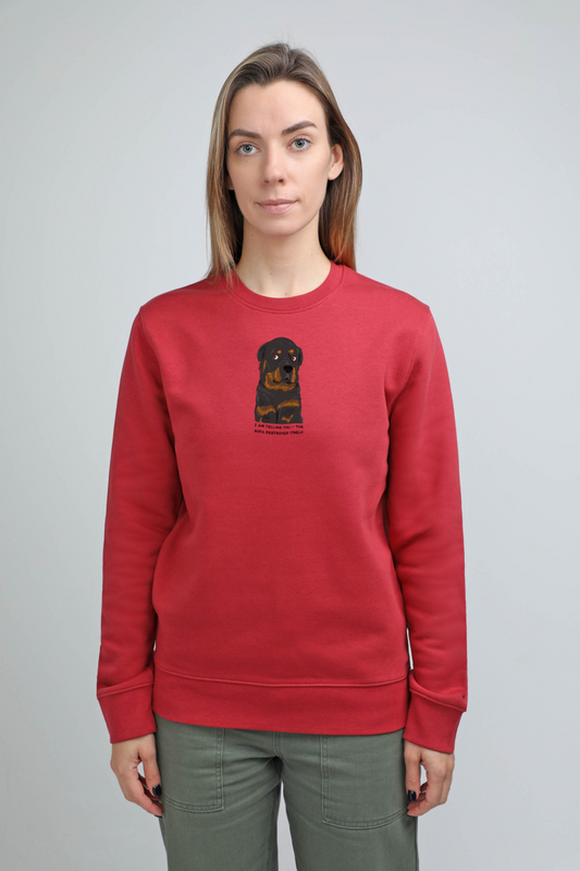 Sofa destroyer dog | Crew neck sweatshirt with dog. Regular fit | Unisex | animalistus