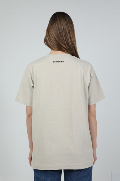 Pure-bred dog | Heavyweight T-Shirt with dog. Oversized | Unisex | animalistus