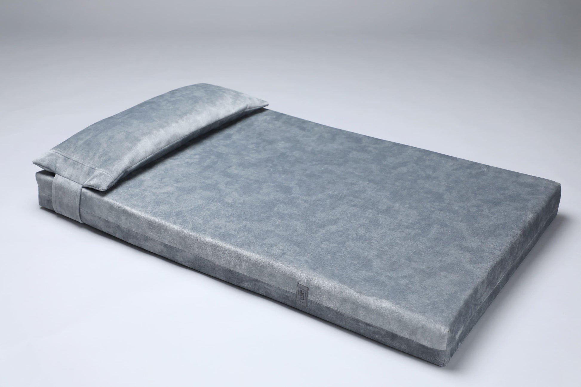 Dog bed for large dogs | Extra comfort & support | 2-sided | METAL GREY - premium dog goods handmade in Europe by My Wild Other