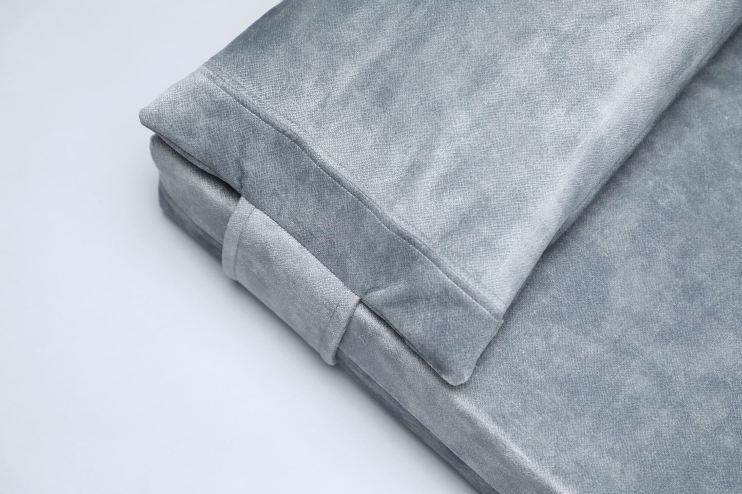 Dog bed for large dogs | Extra comfort & support | 2-sided | METAL GREY - premium dog goods handmade in Europe by My Wild Other