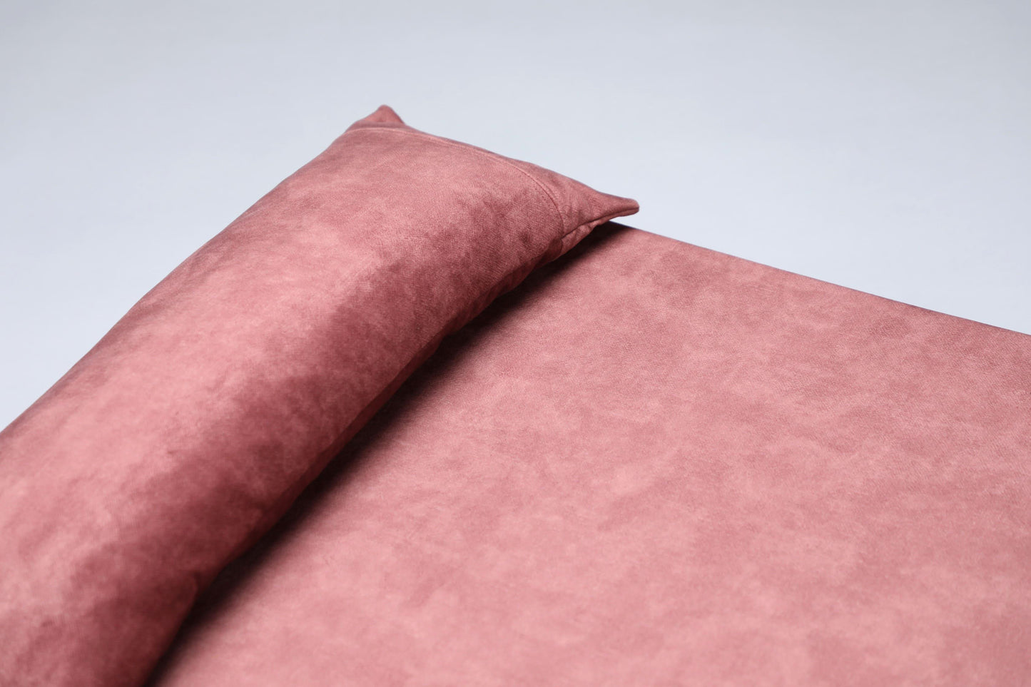 2-sided extra large & supportive dog bed. TERRACOTTA - premium dog goods handmade in Europe by My Wild Other
