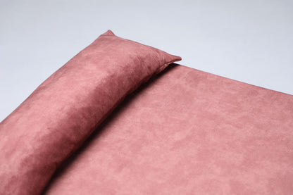 2-sided extra large & supportive dog bed. TERRACOTTA - premium dog goods handmade in Europe by My Wild Other