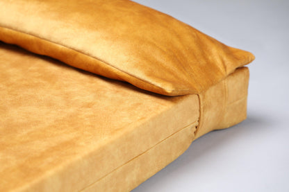 Dog's bedroom bed | ComfySupport+ | 2-sided | AMBER YELLOW | animalistus
